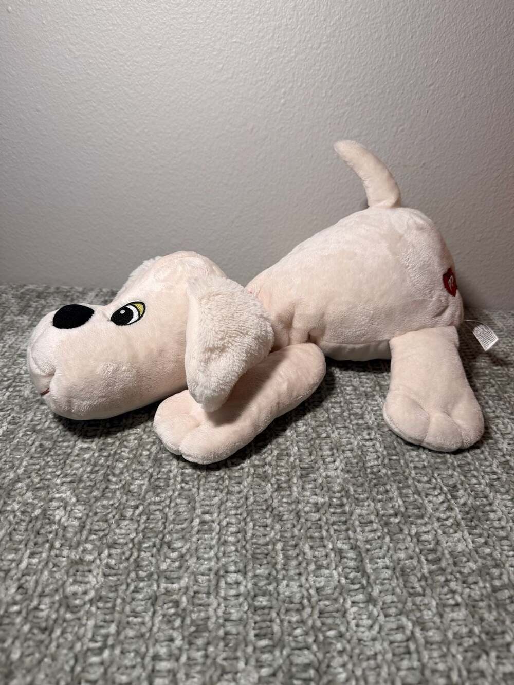 Pound Puppies Cream White Puppy Plush Stuffed Animal